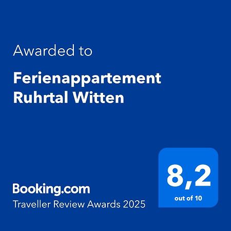 Ferienappartement Ruhrtal Witten Dış mekan fotoğraf